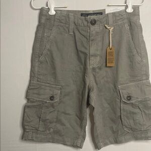 American Eagle Outfitters Men's Cargo Shorts in Gray